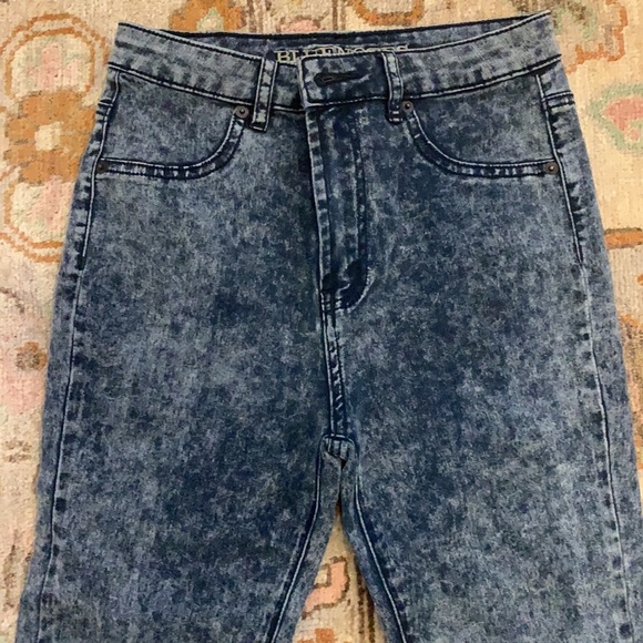 Stone washed blue jeggings - Picture 3 of 7